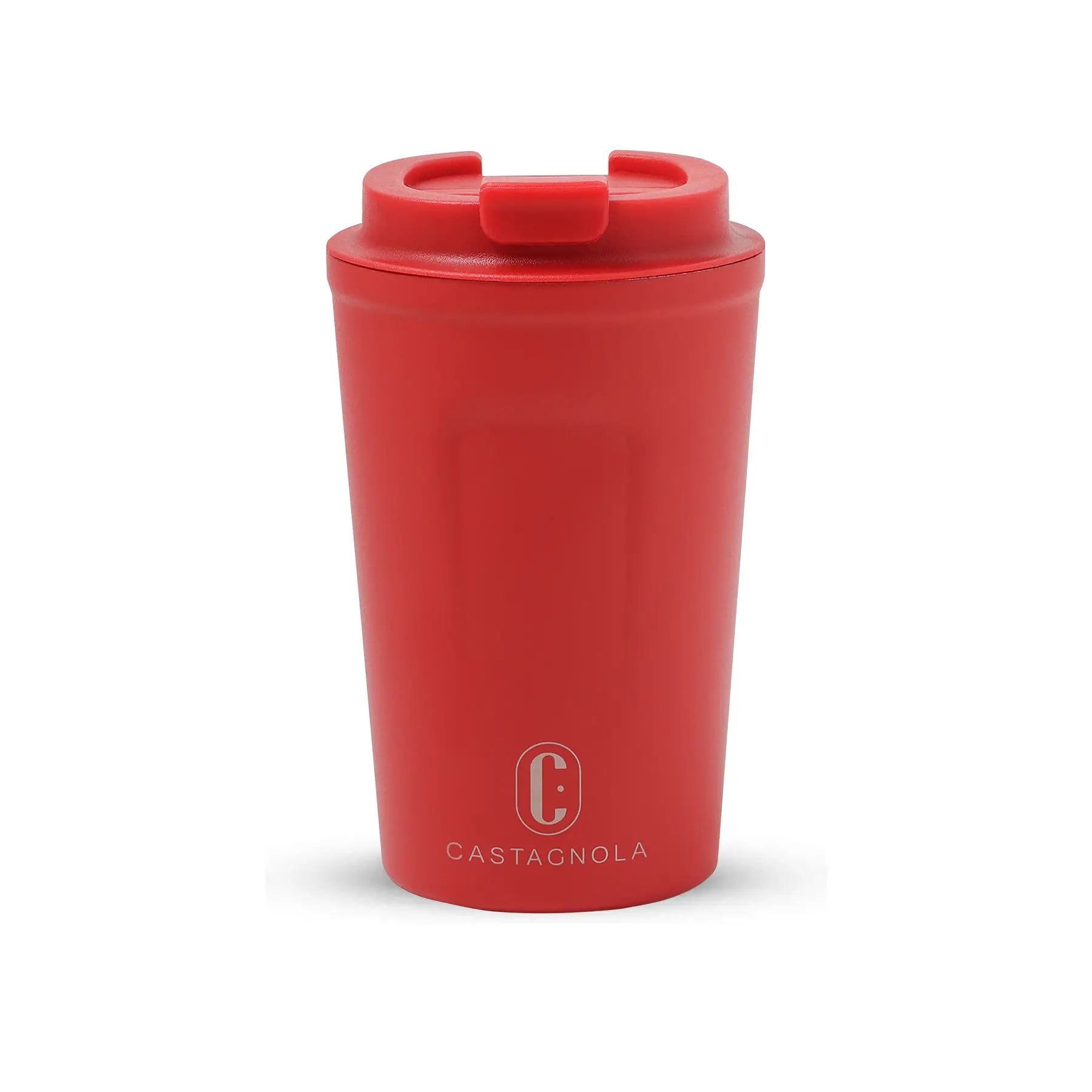 Castagnola rode thermosbeker full
