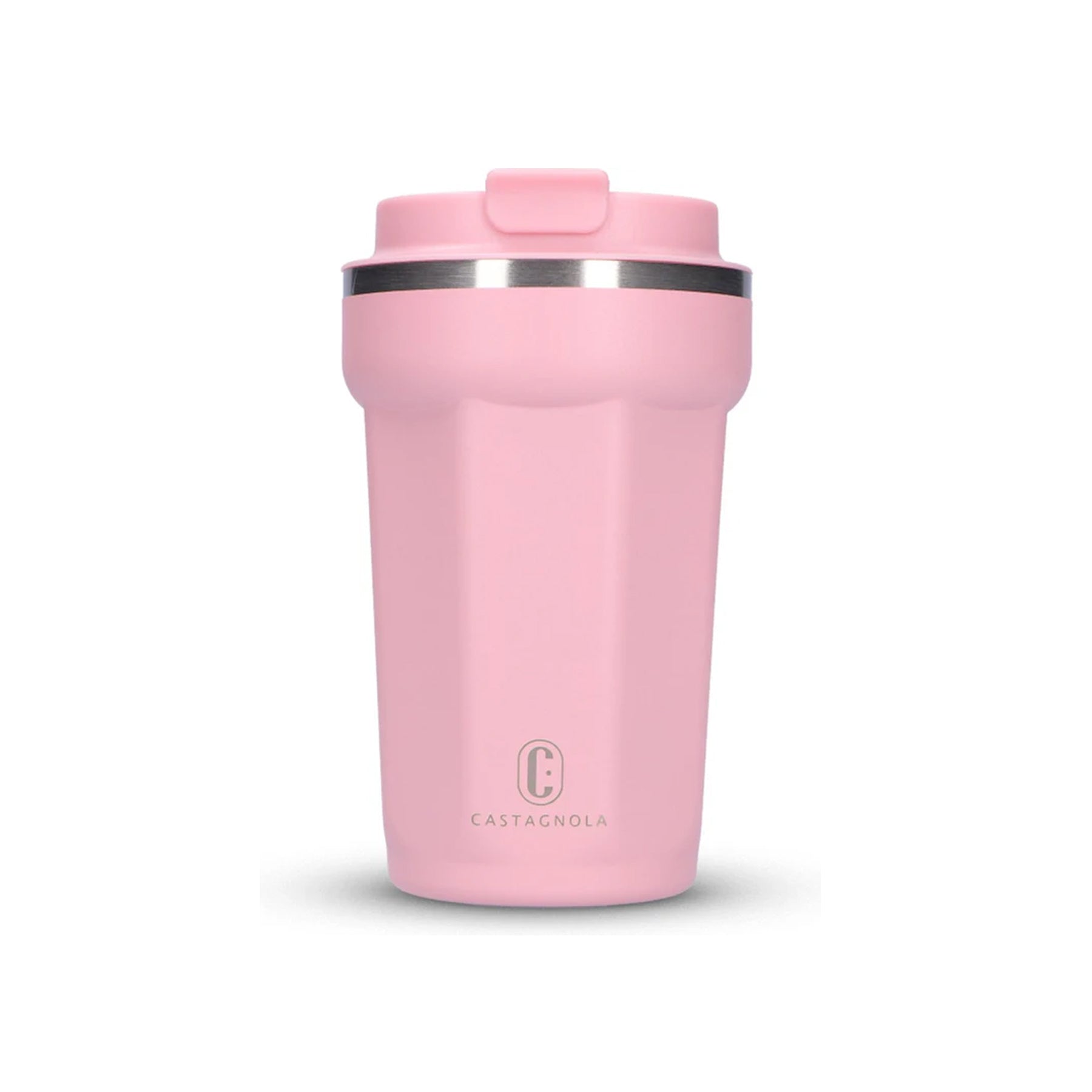 Castagnola thermosbeker roze octagon