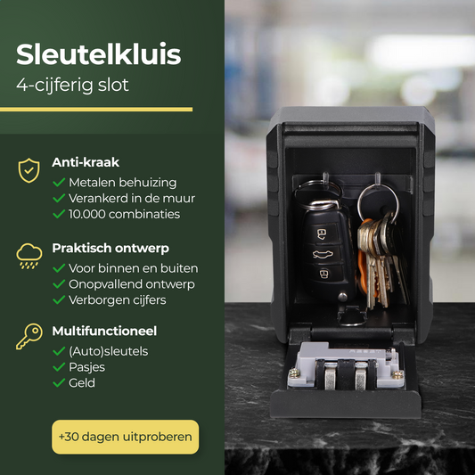 Sleutelkluis - Sleutelkast - 4 Cijferig