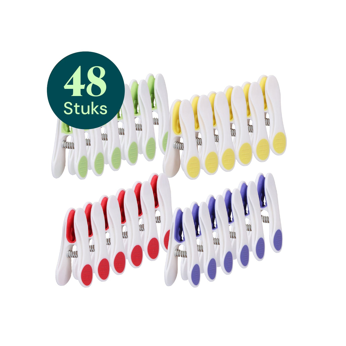 4 kleuren - soft – Gandria wasknijpers soft