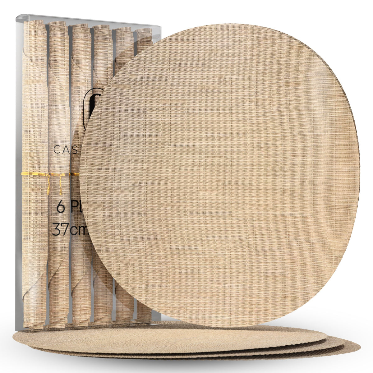 Beige – Castagnola PVC placemats rond