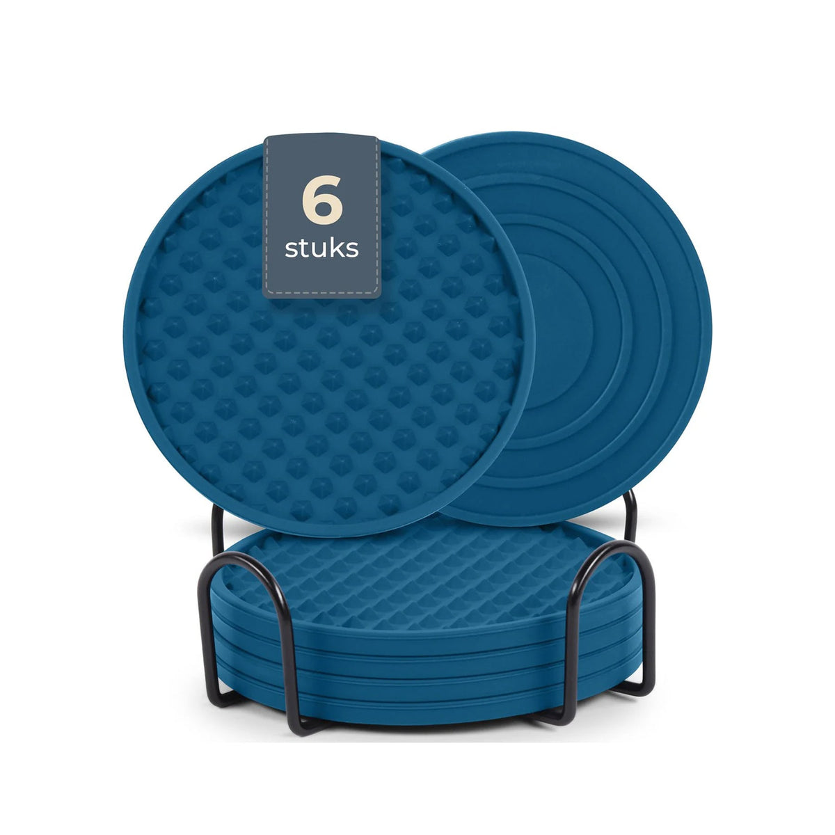 Blauw – Castagnola siliconen onderzetters