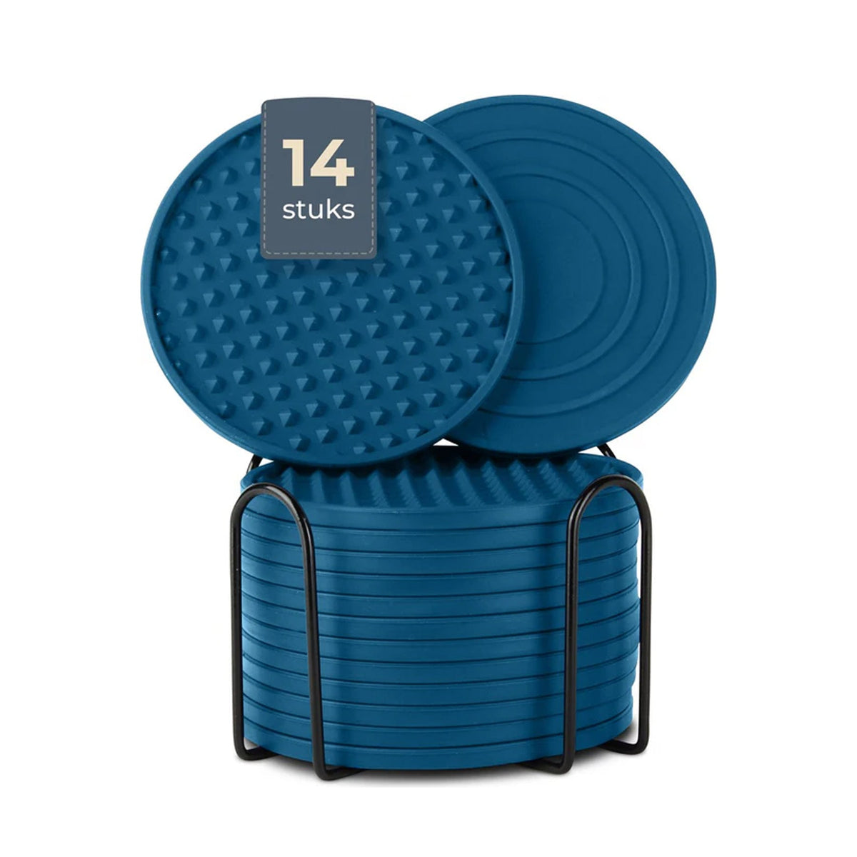 Blauw – Castagnola siliconen onderzetters